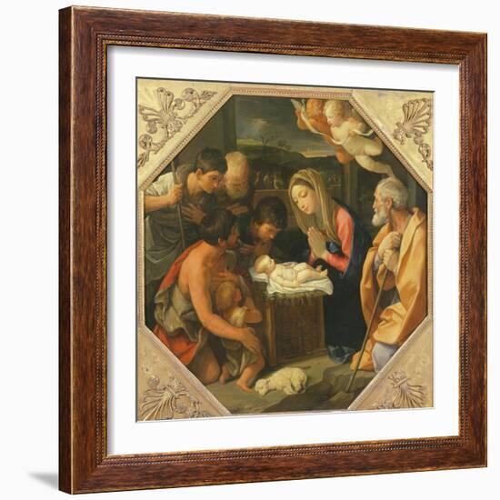 The Adoration of the Shepherds-Guido Reni-Framed Giclee Print