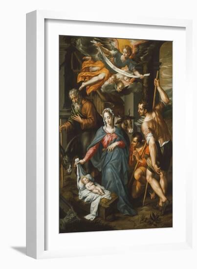 The Adoration of the Shepherds-Hendrik De Clerck-Framed Giclee Print