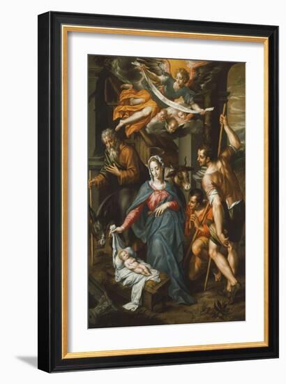 The Adoration of the Shepherds-Hendrik De Clerck-Framed Giclee Print