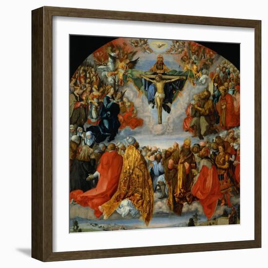 The Adoration of the Trinity-Albrecht Dürer-Framed Giclee Print