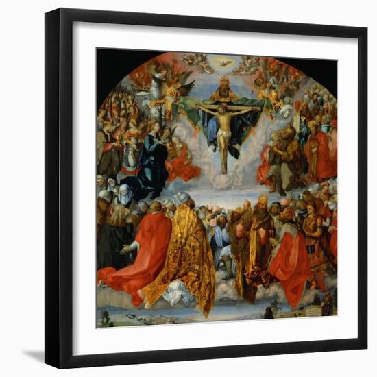 The Adoration of the Trinity-Albrecht Dürer-Framed Giclee Print
