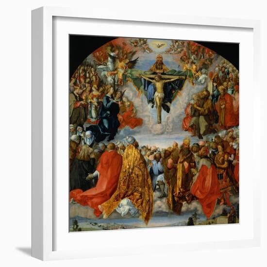 The Adoration of the Trinity-Albrecht Dürer-Framed Giclee Print