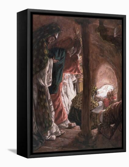 The Adoration of the Wise Men, Illustration for 'The Life of Christ', C.1886-94-James Tissot-Framed Premier Image Canvas