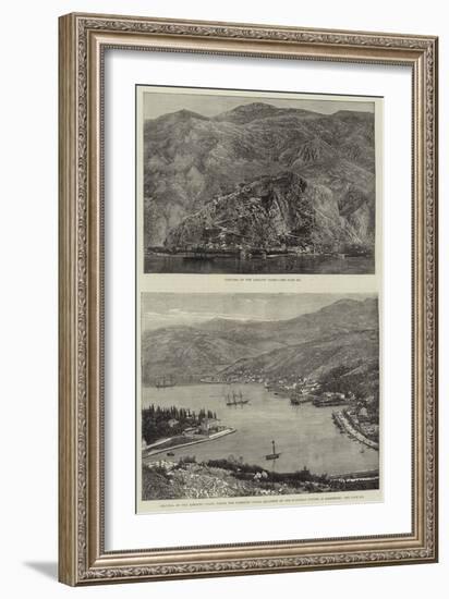 The Adriatic Coast-null-Framed Giclee Print