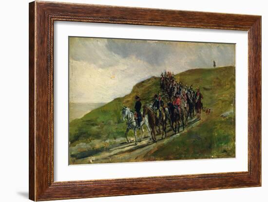 The Advance Guard of an Army-Jean Louis Ernest Meissonnier-Framed Giclee Print