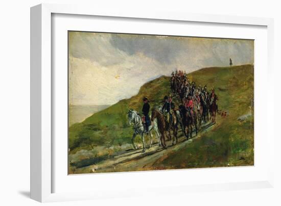 The Advance Guard of an Army-Jean Louis Ernest Meissonnier-Framed Giclee Print
