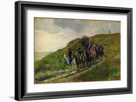 The Advance Guard of an Army-Jean Louis Ernest Meissonnier-Framed Giclee Print