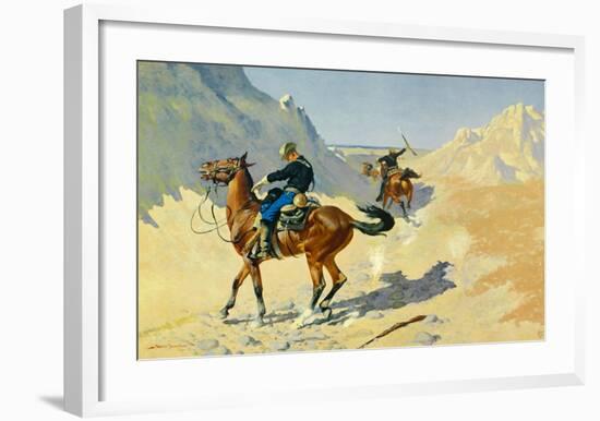 The Advance Guard-Frederic Sackrider Remington-Framed Art Print