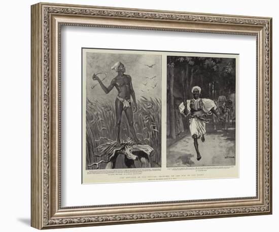 The Advance in the Soudan, Sketches on the Way to the Front-William T. Maud-Framed Giclee Print