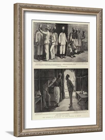 The Advance in the Soudan, the Field Hospital at Merawi-Joseph Nash-Framed Giclee Print