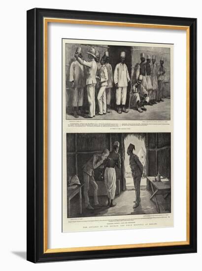 The Advance in the Soudan, the Field Hospital at Merawi-Joseph Nash-Framed Giclee Print