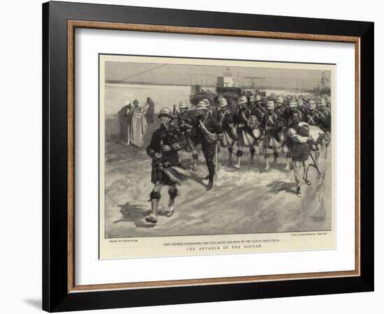 The Advance in the Soudan-Frank Craig-Framed Giclee Print