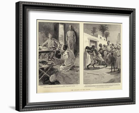 The Advance in the Soudan-Oswaldo Tofani-Framed Giclee Print