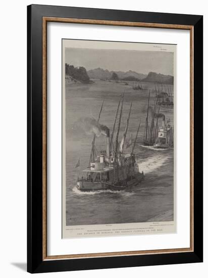 The Advance on Dongola, the Sirdar's Flotilla on the Nile-William Lionel Wyllie-Framed Giclee Print