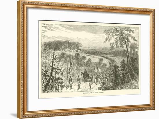 The Advance on Port Gibson, April 1863-null-Framed Giclee Print