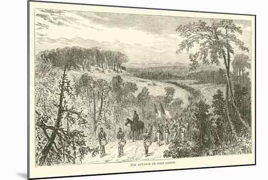 The Advance on Port Gibson, April 1863-null-Mounted Giclee Print