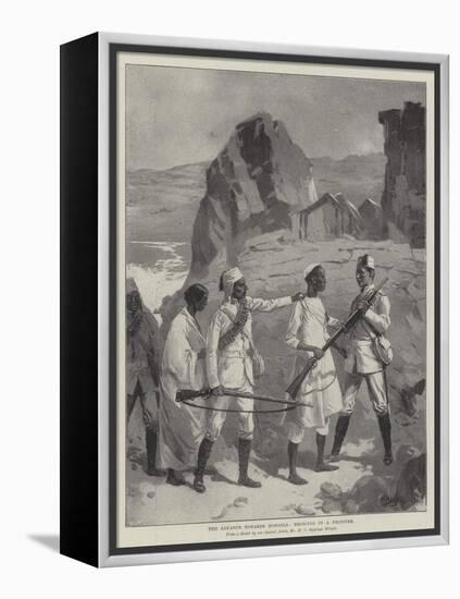 The Advance Towards Dongola, Bringing in a Prisoner-null-Framed Premier Image Canvas