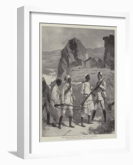 The Advance Towards Dongola, Bringing in a Prisoner-null-Framed Premium Giclee Print