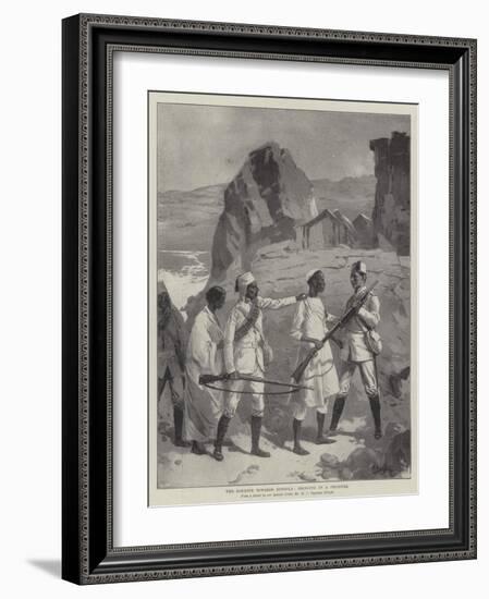 The Advance Towards Dongola, Bringing in a Prisoner-null-Framed Premium Giclee Print