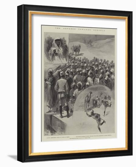 The Advance Towards Dongola-William Heysham Overend-Framed Giclee Print