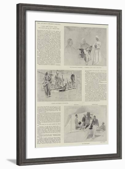 The Advance Towards Dongola-Henry Charles Seppings Wright-Framed Giclee Print