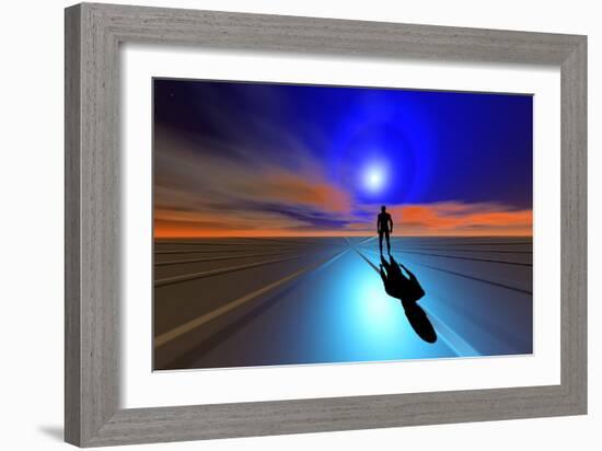 The Advancement of Robotics and Cloning-null-Framed Art Print