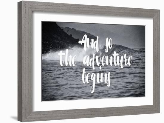 The Adventure Begins-Lila Fe-Framed Premium Giclee Print