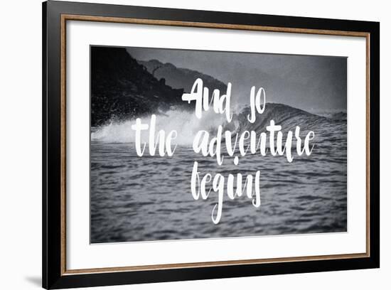 The Adventure Begins-Lila Fe-Framed Art Print