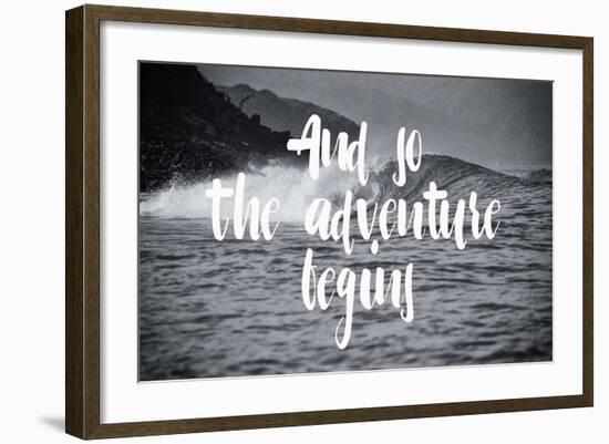 The Adventure Begins-Lila Fe-Framed Art Print