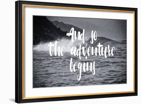 The Adventure Begins-Lila Fe-Framed Art Print
