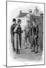 The Adventure of Silver Blaze, Holmes Questioning a Suspect-Sidney E Paget-Mounted Giclee Print