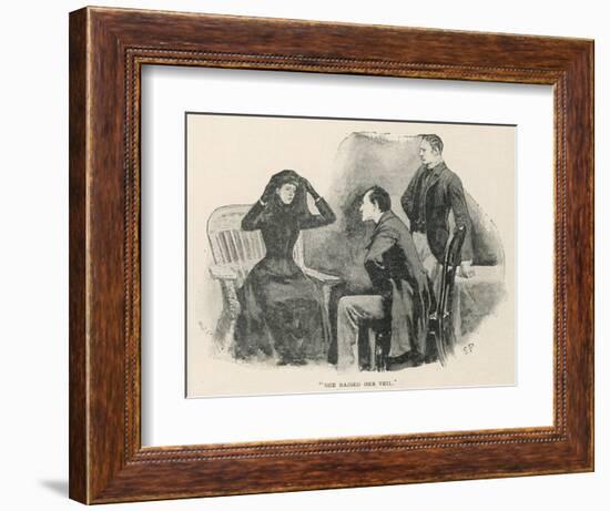 The Adventure of the Speckled Band-Sidney Paget-Framed Art Print