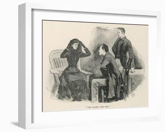 The Adventure of the Speckled Band-Sidney Paget-Framed Art Print