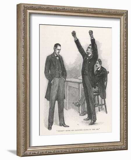 The Adventure of the Stockbroker's Clerk-Sidney Paget-Framed Art Print