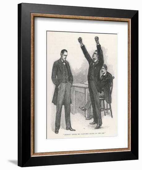 The Adventure of the Stockbroker's Clerk-Sidney Paget-Framed Art Print