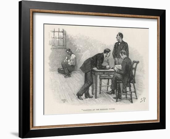 The Adventure of the Stockbroker's Clerk-Sidney Paget-Framed Art Print