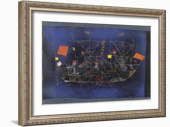 The Adventure Ship, 1927-Paul Klee-Framed Giclee Print