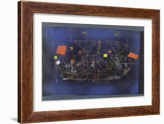 The Adventure Ship, 1927-Paul Klee-Framed Giclee Print