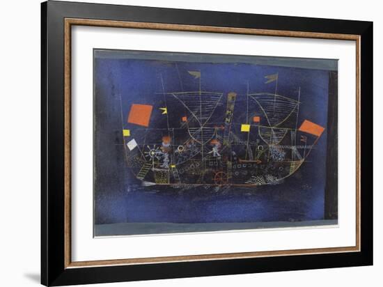 The Adventure Ship, 1927-Paul Klee-Framed Giclee Print