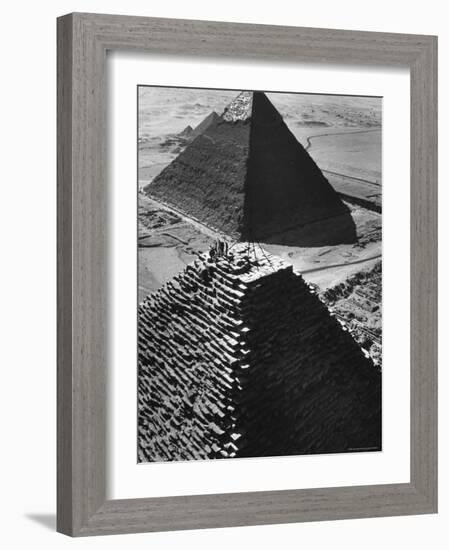 The Adventures Club of Denmark, Toasting Club's 25th Anniversary on Top of the Pyramid-Paul Schutzer-Framed Photographic Print