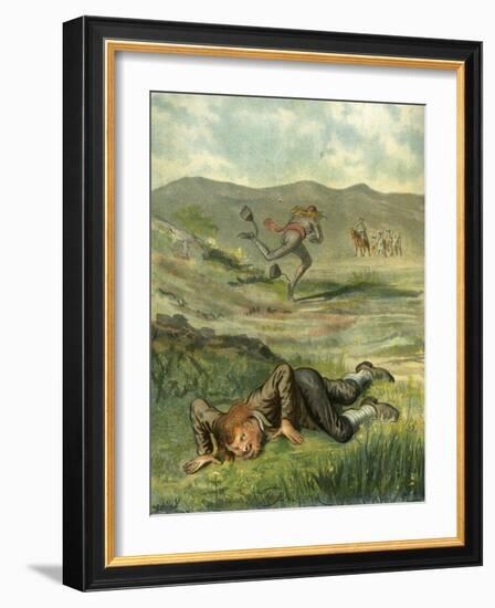 'The Adventures of Baron Munchausen'-Alphonse Adolphe Bichard-Framed Giclee Print