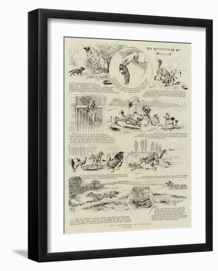 The Adventures of Nicholas-Alfred Chantrey Corbould-Framed Giclee Print