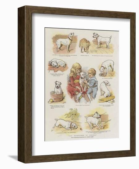 The Adventures of Pincher-Charles Burton Barber-Framed Giclee Print