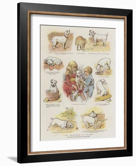 The Adventures of Pincher-Charles Burton Barber-Framed Giclee Print