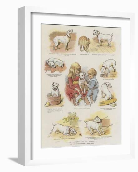 The Adventures of Pincher-Charles Burton Barber-Framed Giclee Print