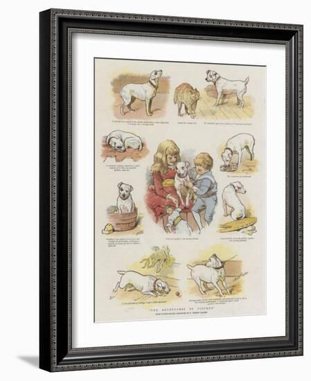 The Adventures of Pincher-Charles Burton Barber-Framed Giclee Print