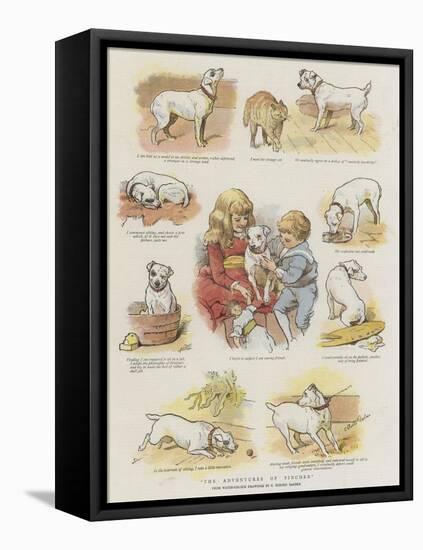 The Adventures of Pincher-Charles Burton Barber-Framed Premier Image Canvas