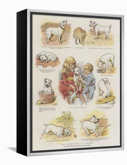 The Adventures of Pincher-Charles Burton Barber-Framed Premier Image Canvas