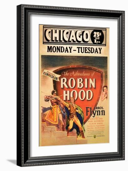 The Adventures of Robin Hood, 1938-null-Framed Art Print