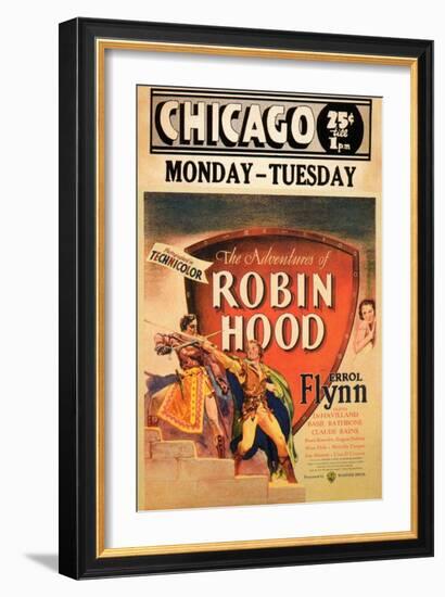 The Adventures of Robin Hood, 1938-null-Framed Premium Giclee Print